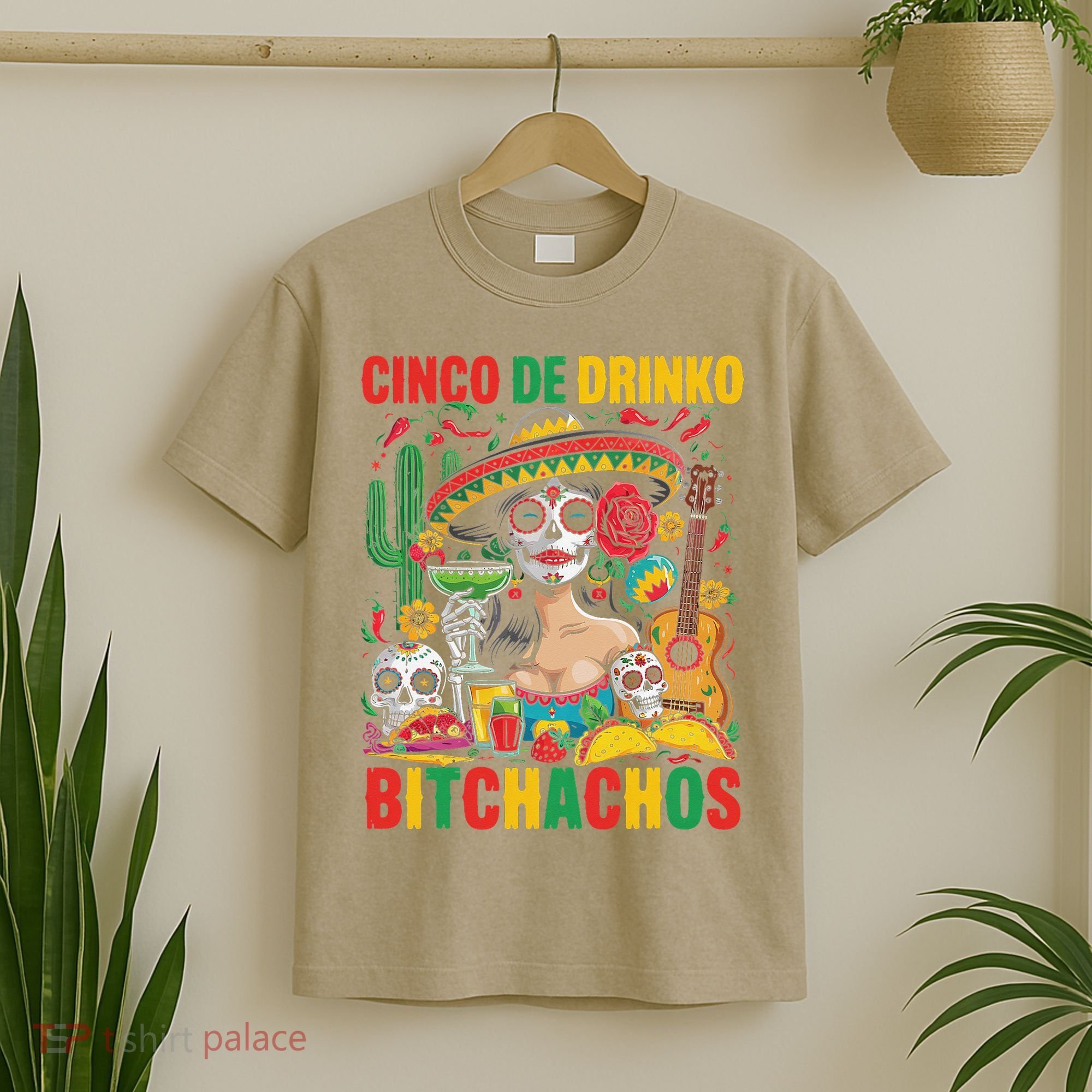 Cinco De Mayo Funny Mexican Party Cinco De Drinko T-Shirt