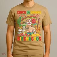 Cinco De Mayo Funny Mexican Party Cinco De Drinko T-Shirt thumb 3
