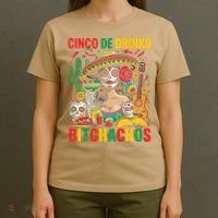Cinco De Mayo Funny Mexican Party Cinco De Drinko T-Shirt thumb 4