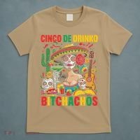 Cinco De Mayo Funny Mexican Party Cinco De Drinko T-Shirt thumb 5
