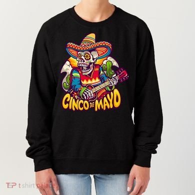 Cinco De Mayo Skull Fiesta Women's Sweatshirt