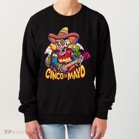 Cinco De Mayo Skull Fiesta Women's Sweatshirt thumb 0