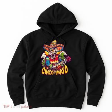 Cinco De Mayo Skull Fiesta Hoodie