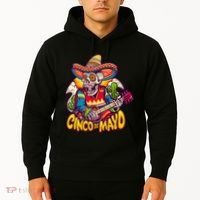 Cinco De Mayo Skull Fiesta Hoodie thumb 2