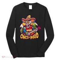 Cinco De Mayo Skull Fiesta Long Sleeve Shirt thumb 0