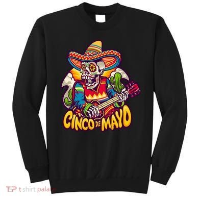 Cinco De Mayo Skull Fiesta Sweatshirt