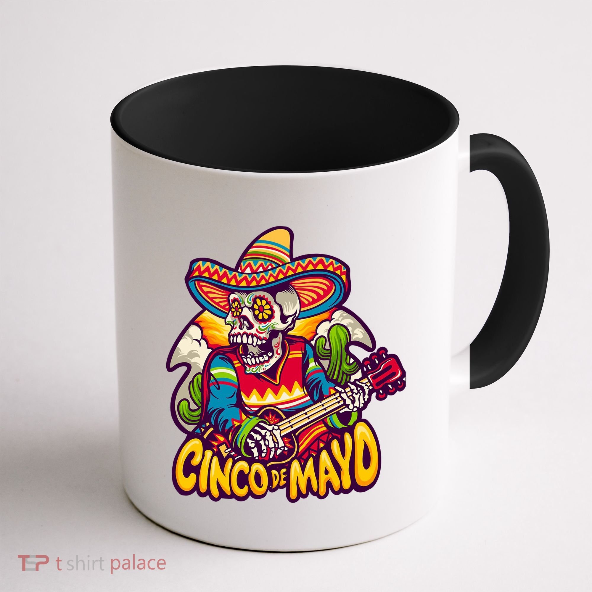 Cinco De Mayo Skull Fiesta Coffee Mug