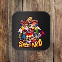 Cinco De Mayo Skull Fiesta Coaster thumb 0
