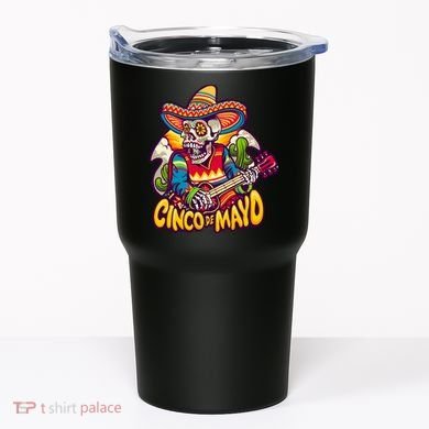 Cinco De Mayo Skull Fiesta Tumbler