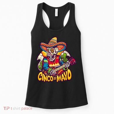 Cinco De Mayo Skull Fiesta Women's Tank Top