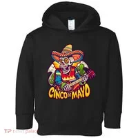 Cinco De Mayo Skull Fiesta Toddler Hoodie thumb 0