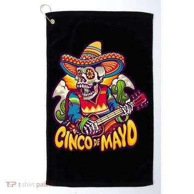 Cinco De Mayo Skull Fiesta Golf Towel