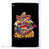 Cinco De Mayo Skull Fiesta Golf Towel thumb 0