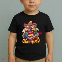 Cinco De Mayo Skull Fiesta Toddler T-Shirt thumb 2