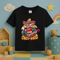 Cinco De Mayo Skull Fiesta Toddler T-Shirt thumb 3