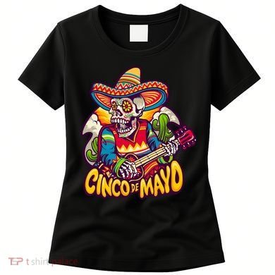Cinco De Mayo Skull Fiesta Women's T-Shirt
