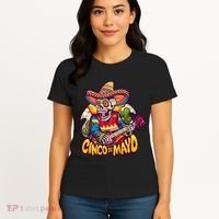 Cinco De Mayo Skull Fiesta Women's T-Shirt thumb 4