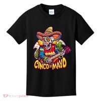 Cinco De Mayo Skull Fiesta Kids T-Shirt thumb 0