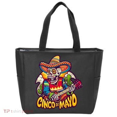 Cinco De Mayo Skull Fiesta Tote Bag