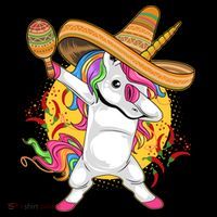 Cinco De Mayo Dabbing Unicorn Backpack thumb 2