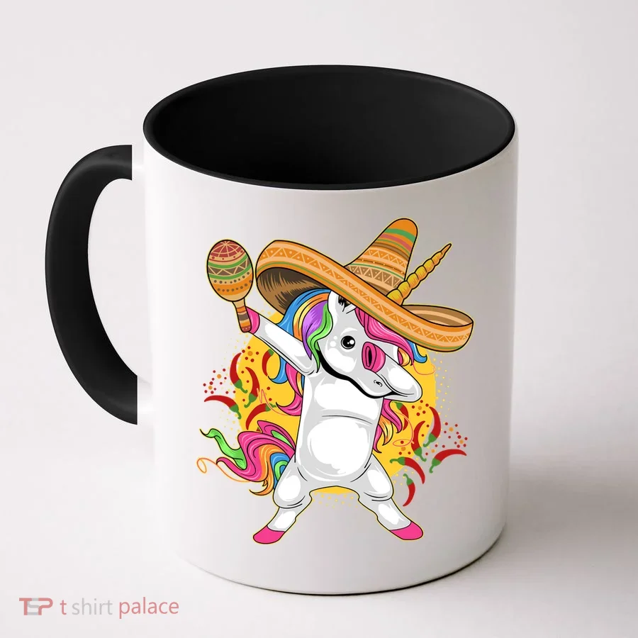 Cinco De Mayo Dabbing Unicorn Coffee Mug