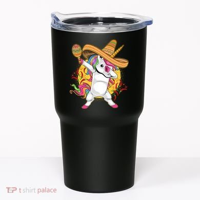 Cinco De Mayo Dabbing Unicorn Tumbler