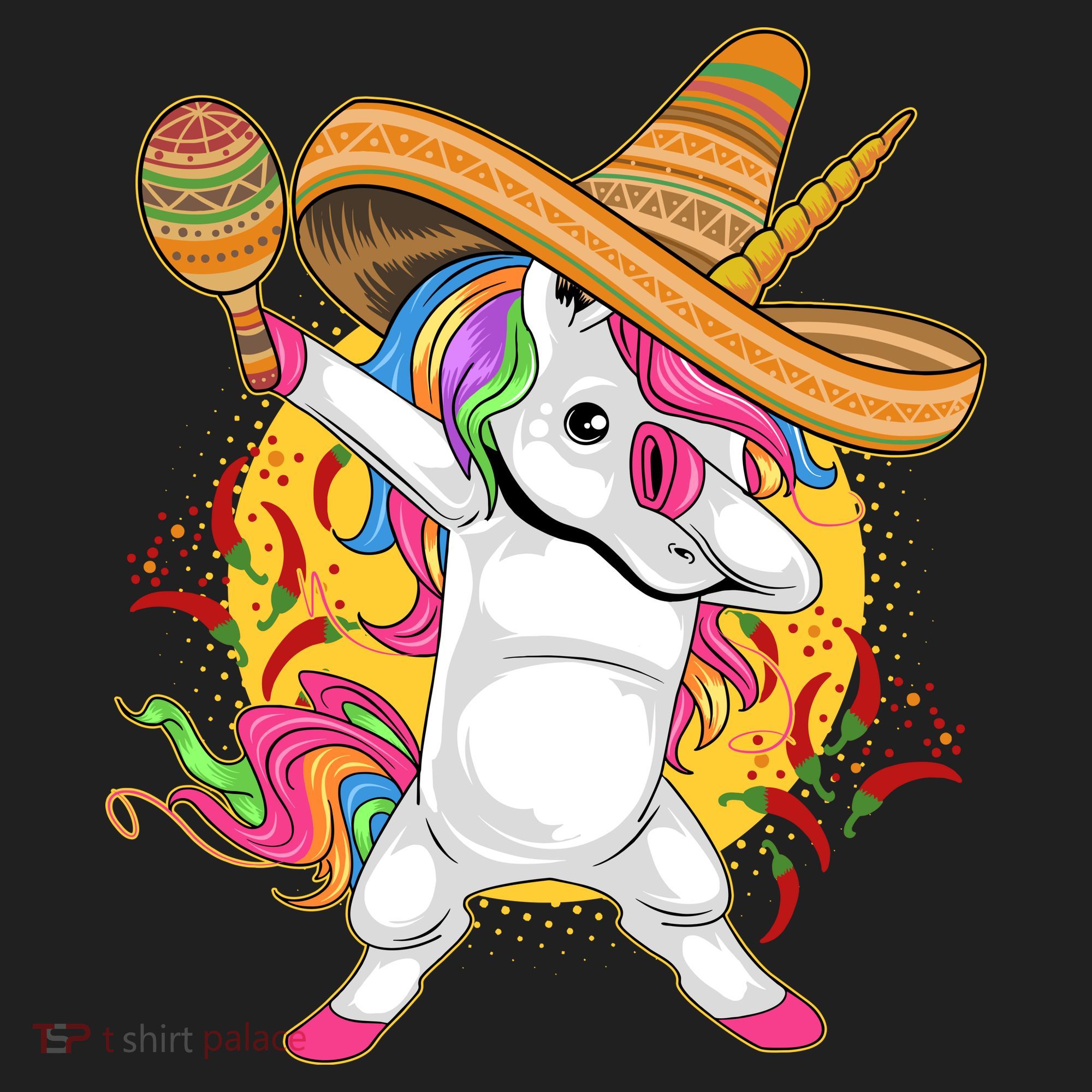 Cinco De Mayo Dabbing Unicorn Tumbler