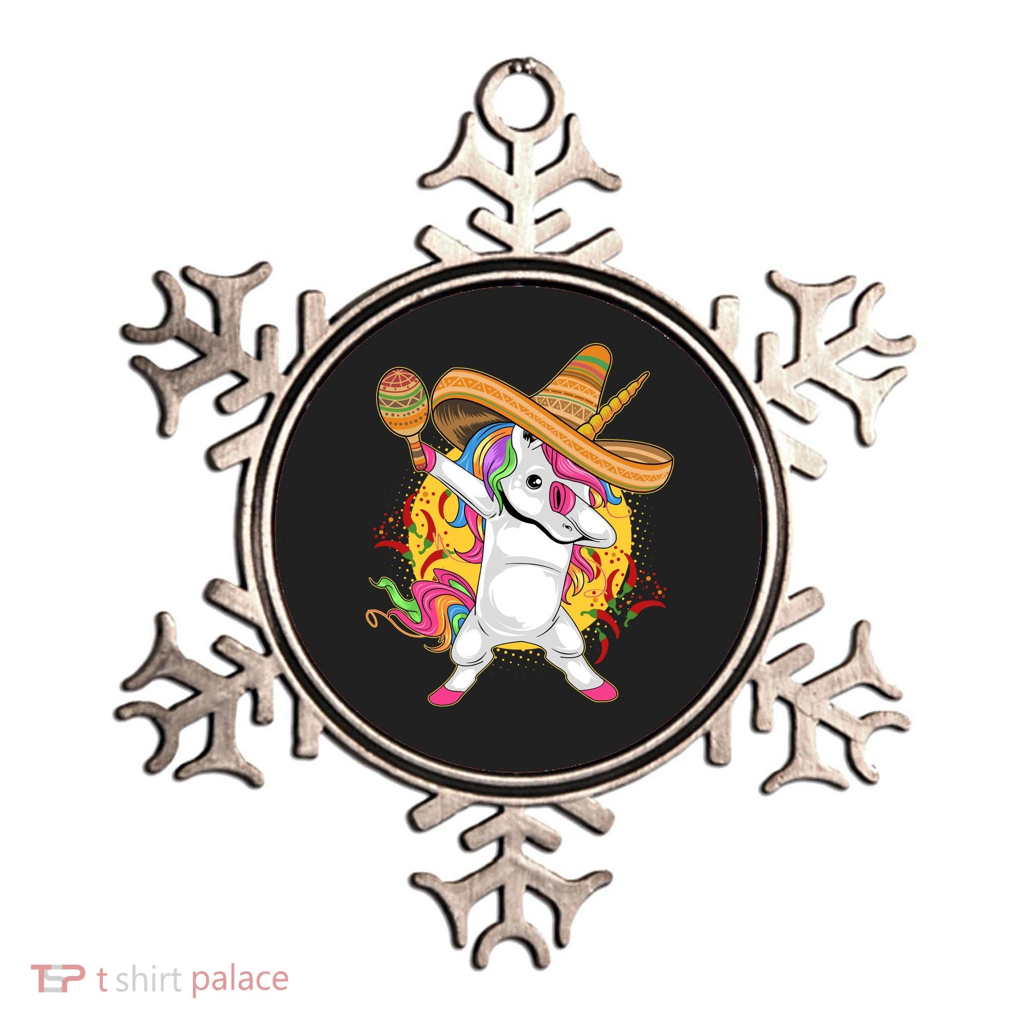Cinco De Mayo Dabbing Unicorn Ornament