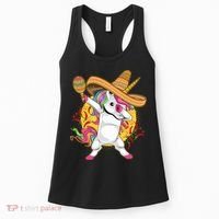 Cinco De Mayo Dabbing Unicorn Women's Tank Top thumb 0