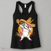 Cinco De Mayo Dabbing Unicorn Women's Tank Top thumb 3