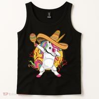 Cinco De Mayo Dabbing Unicorn Tank Top thumb 2