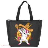 Cinco De Mayo Dabbing Unicorn Tote Bag thumb 0