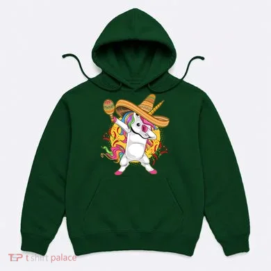 Cinco De Mayo Dabbing Unicorn Hoodie