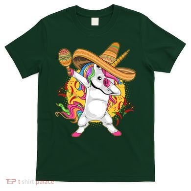 Cinco De Mayo Dabbing Unicorn T-Shirt