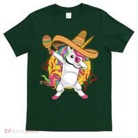 Cinco De Mayo Dabbing Unicorn T-Shirt thumb 0