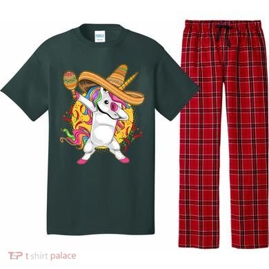 Cinco De Mayo Dabbing Unicorn Pajama Set