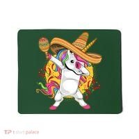 Cinco De Mayo Dabbing Unicorn Mousepad thumb 0