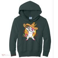 Cinco De Mayo Dabbing Unicorn Kids Hoodie thumb 0