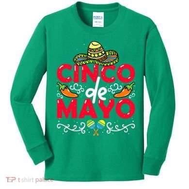 Cinco de Mayo Kids Long Sleeve Shirt