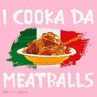 Cooka Da Meatball Funny Italian Slang Italy Food Spaghetti  Coaster thumb 2