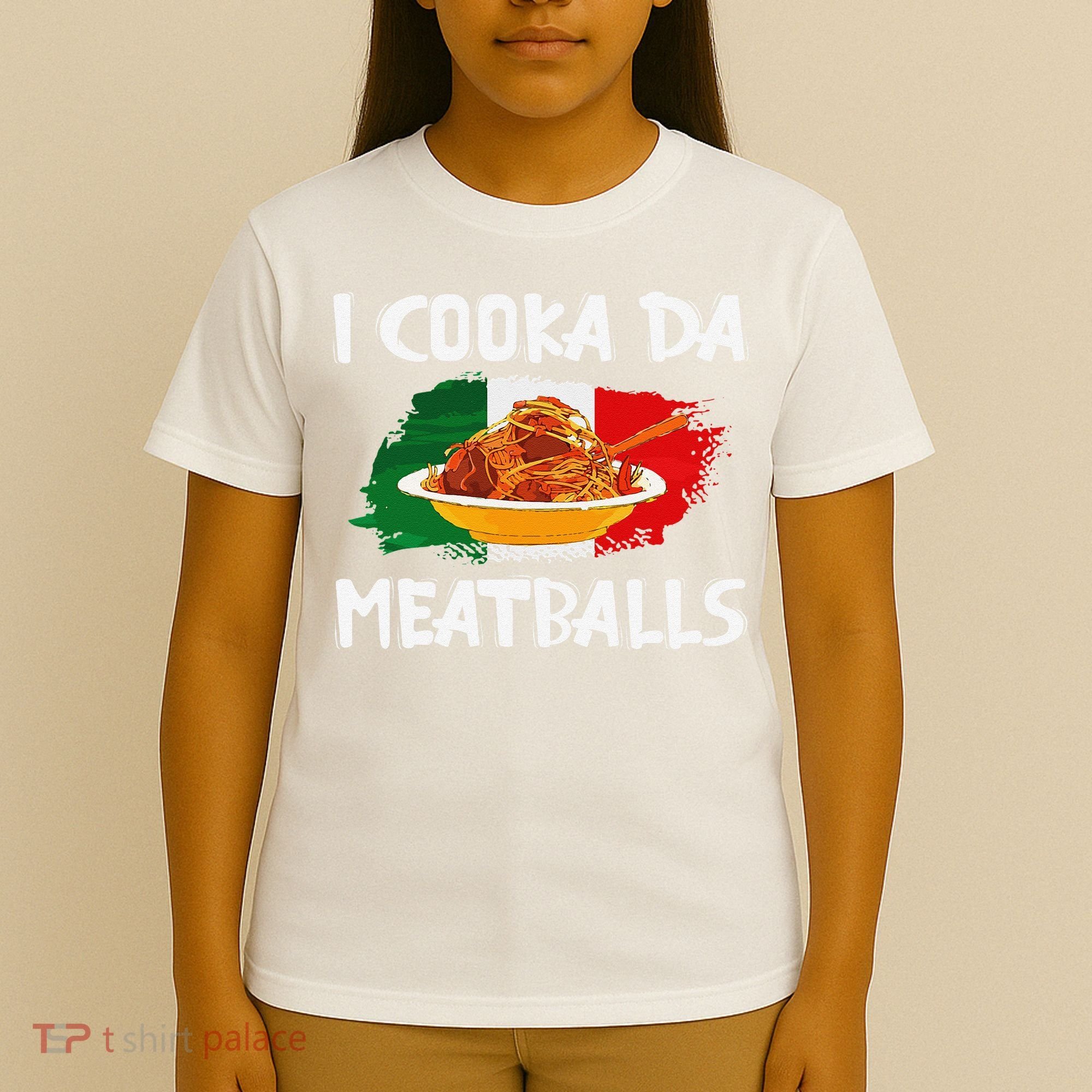 Cooka Da Meatball Funny Italian Slang Italy Food Spaghetti  T-Shirt