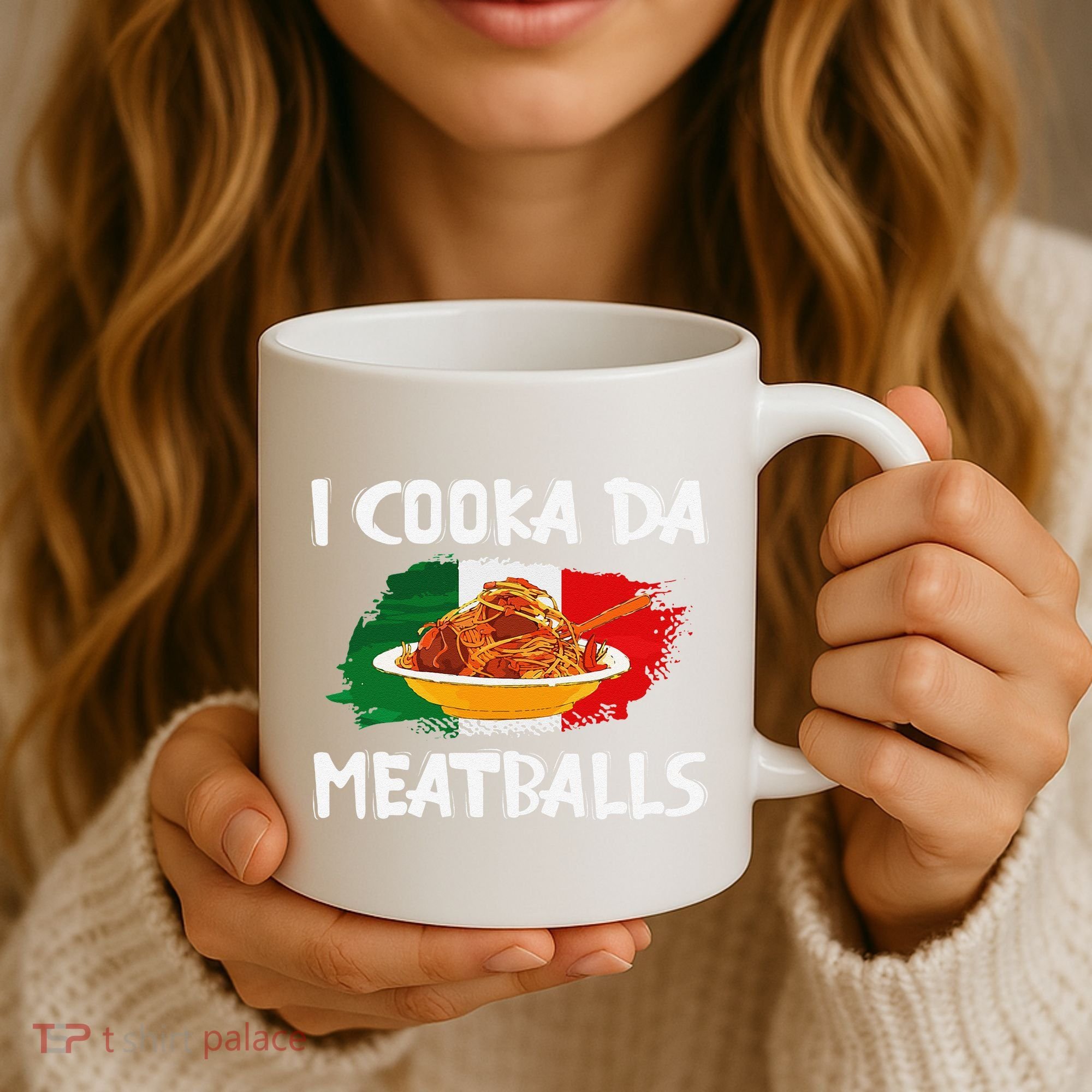 Cooka Da Meatball Funny Italian Slang Italy Food Spaghetti  Coffee Mug