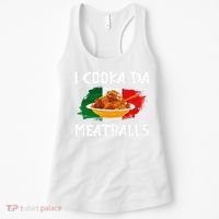 Cooka Da Meatball Funny Italian Slang Italy Food Spaghetti  Women's Tank Top thumb 0