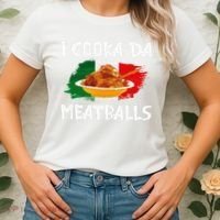 Cooka Da Meatball Funny Italian Slang Italy Food Spaghetti  Women's T-Shirt thumb 2