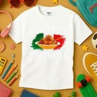 Cooka Da Meatball Funny Italian Slang Italy Food Spaghetti  Kids T-Shirt thumb 3