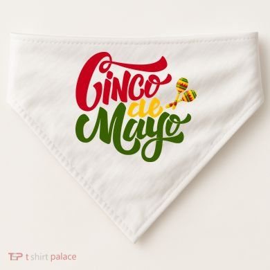 Cinco De Mayo Celebration USA-Made Doggie Bandana