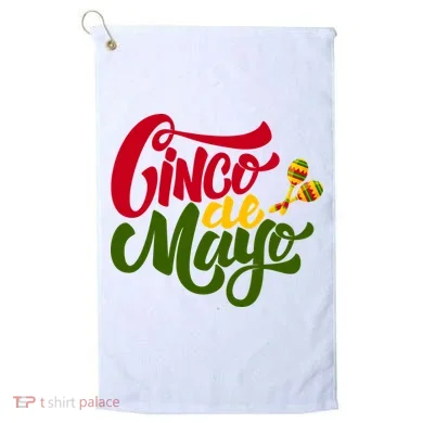 Cinco De Mayo Celebration Golf Towel