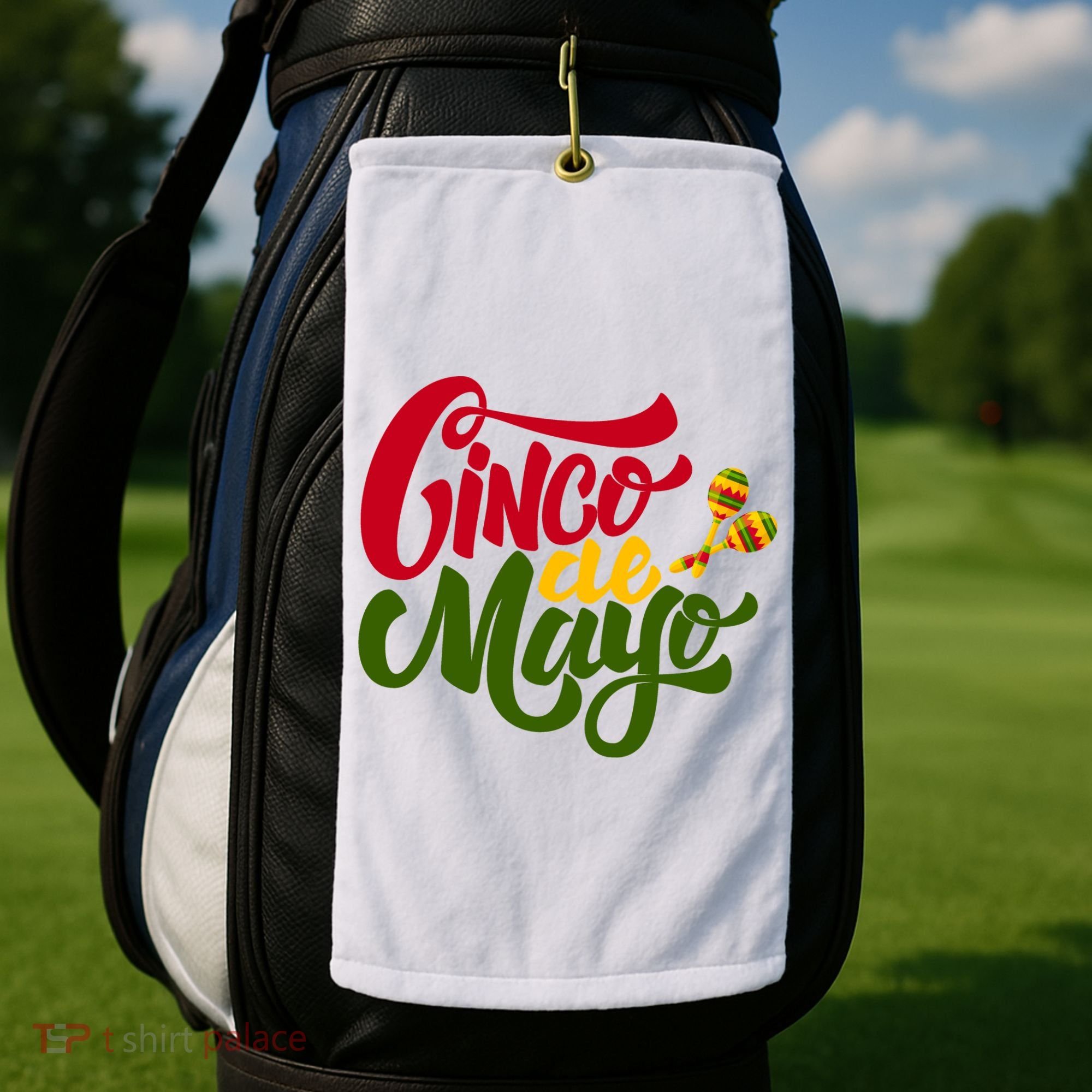 Cinco De Mayo Celebration Golf Towel