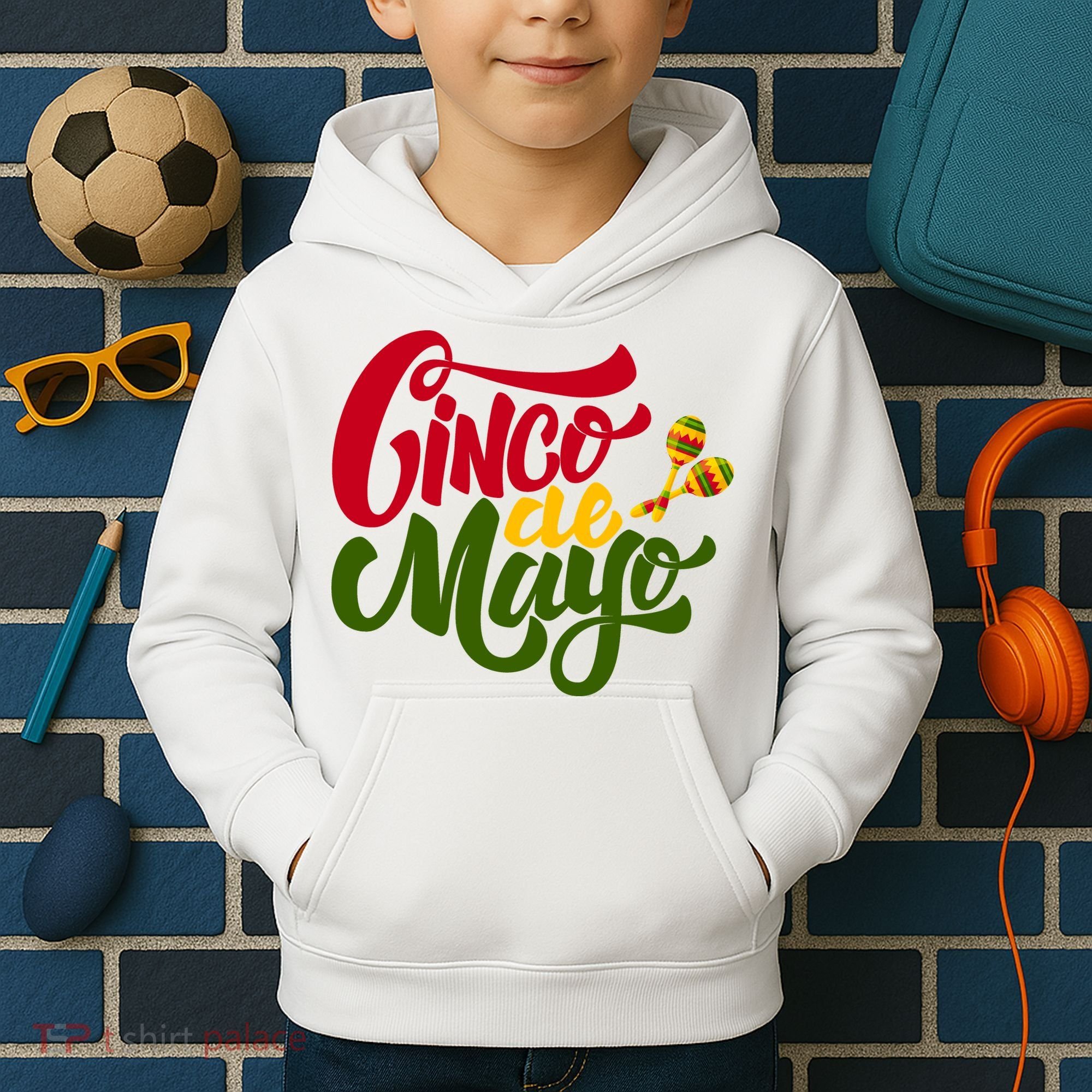 Cinco De Mayo Celebration Kids Hoodie