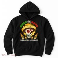 Cinco De Mayo Vaccinated And Intoxicated Sugar Skull Hoodie thumb 0